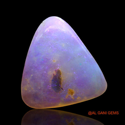 3.00 Cts Unheated Australian Fire Opal Loose Gemstone Trillion Cabochon Natural 14x13x3 mm AD-618