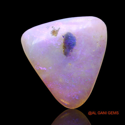 3.00 Cts Unheated Australian Fire Opal Loose Gemstone Trillion Cabochon Natural 14x13x3 mm AD-618