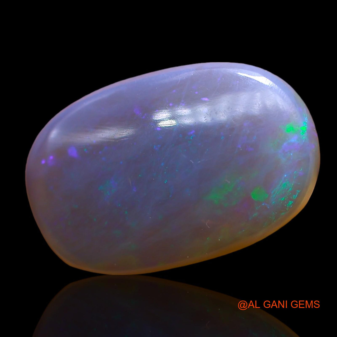 Natural Fire Opal Gemstone 5.00 Cts Loose Oval Cabochon From Australia 17x11x4 mm AD-619