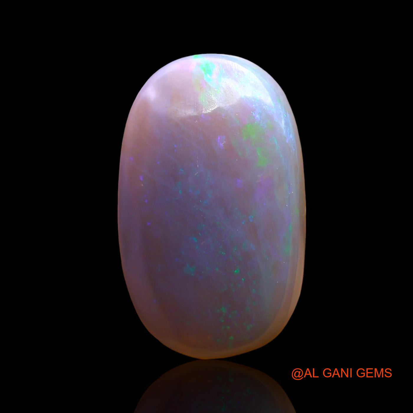 Natural Fire Opal Gemstone 5.00 Cts Loose Oval Cabochon From Australia 17x11x4 mm AD-619