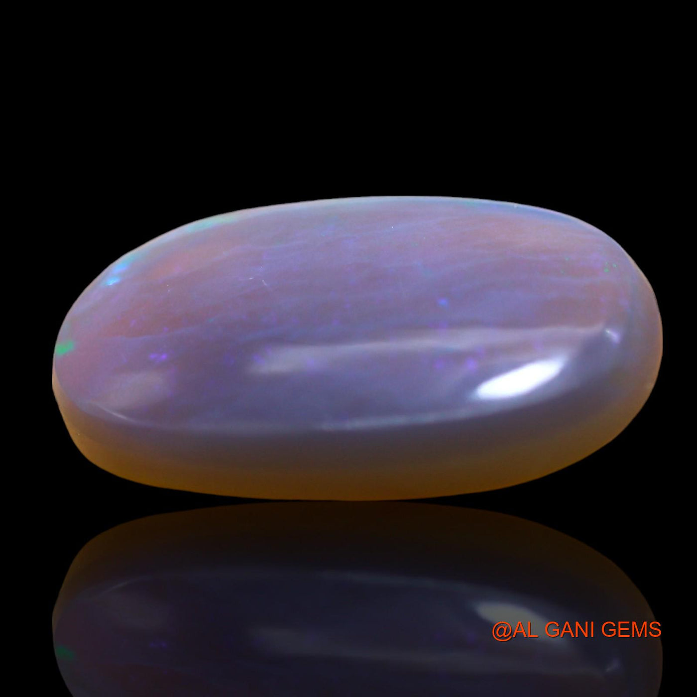 Natural Fire Opal Gemstone 5.00 Cts Loose Oval Cabochon From Australia 17x11x4 mm AD-619