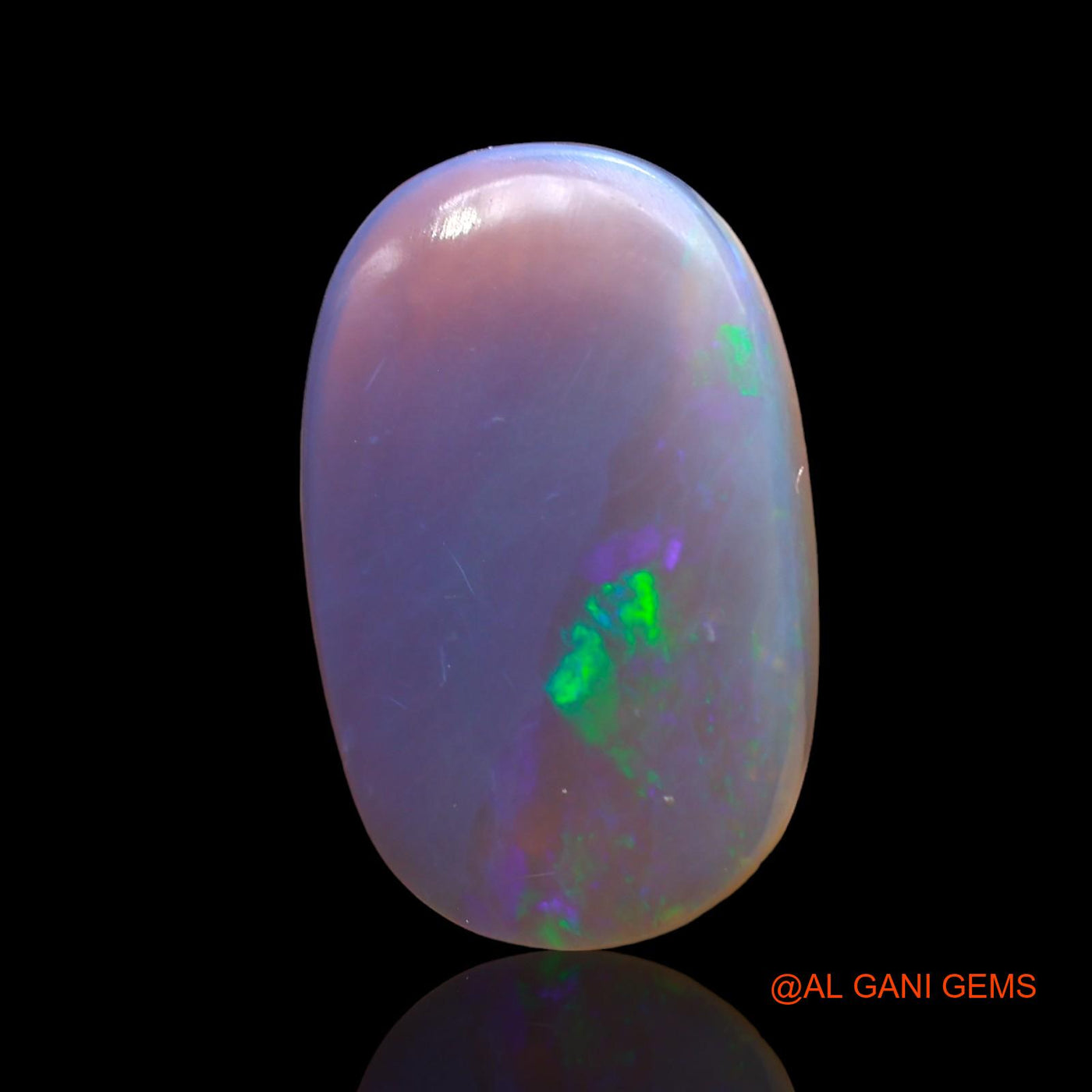 Natural Fire Opal Gemstone 5.00 Cts Loose Oval Cabochon From Australia 17x11x4 mm AD-619
