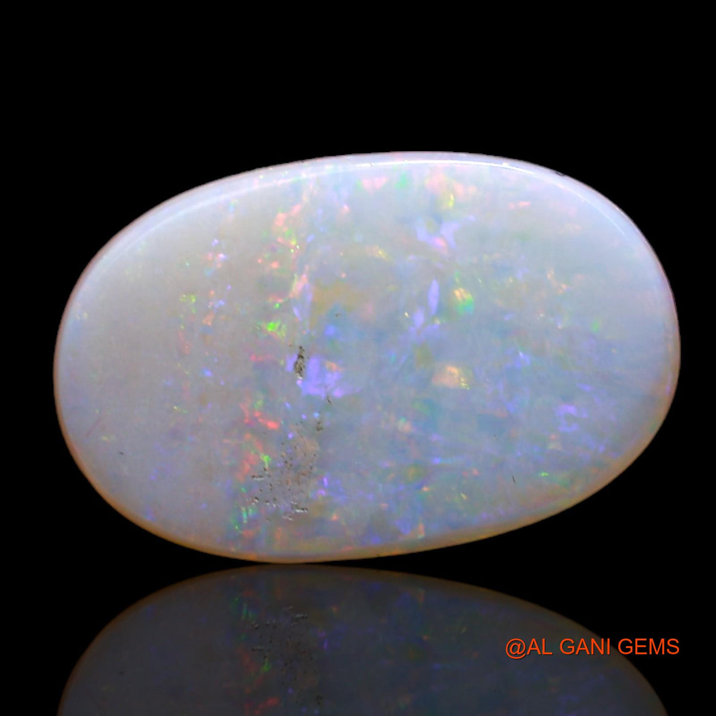 2.00 Cts Natural Australian Fire Opal Loose Gemstone Oval Cabochon 14x9x2 mm AD-61