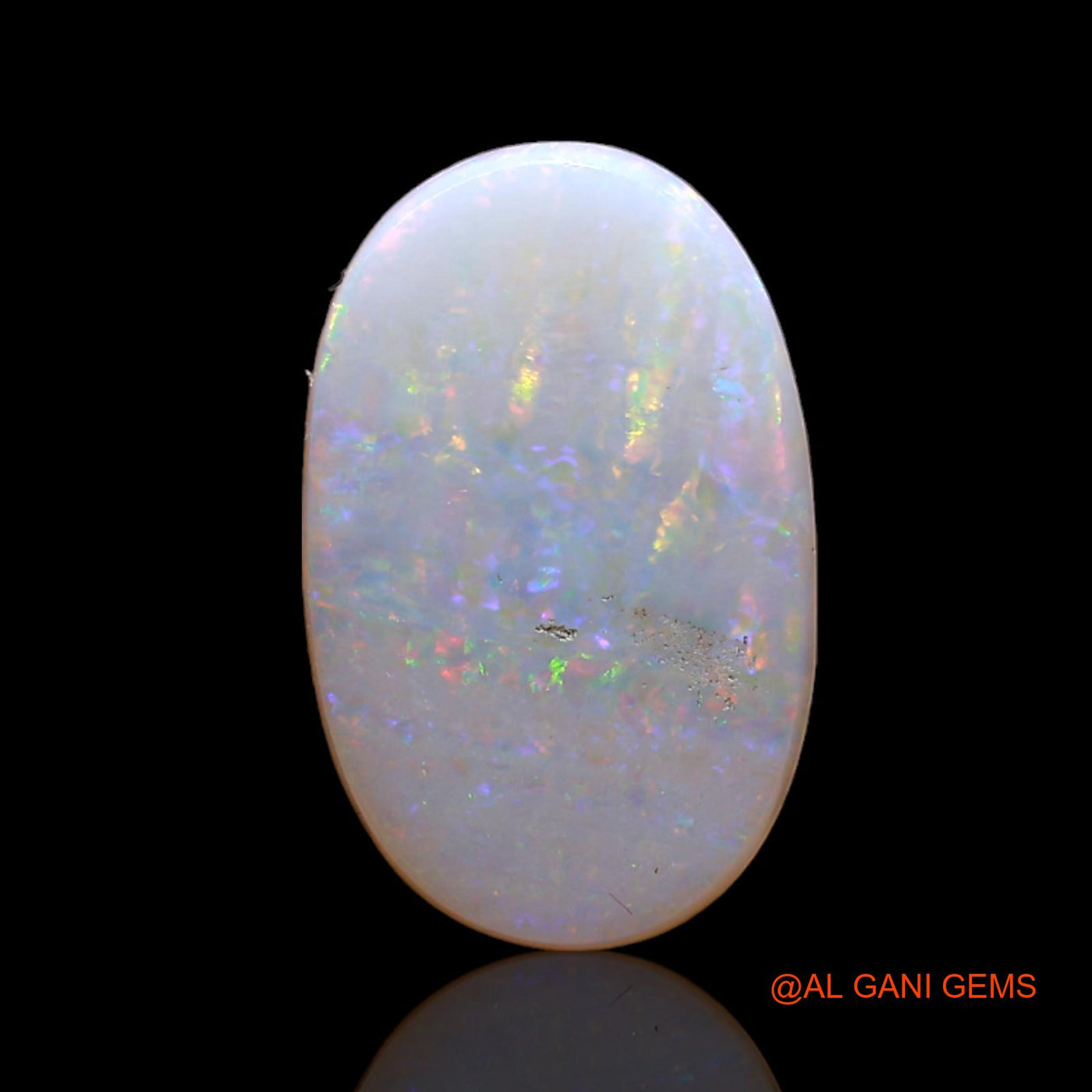 2.00 Cts Natural Australian Fire Opal Loose Gemstone Oval Cabochon 14x9x2 mm AD-61