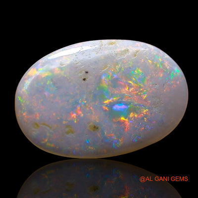3.00 Cts Natural Australian Fire Opal Loose Gemstone Oval Cabochon 17x11x3 mm AD-620