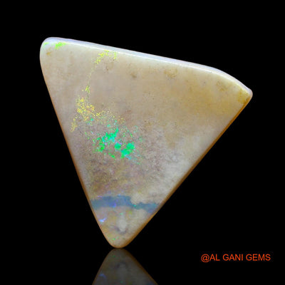 3.00 Cts Natural Australian Fire Opal Loose Gemstone Trillion Cabochon 14x14x3 mm AD-621
