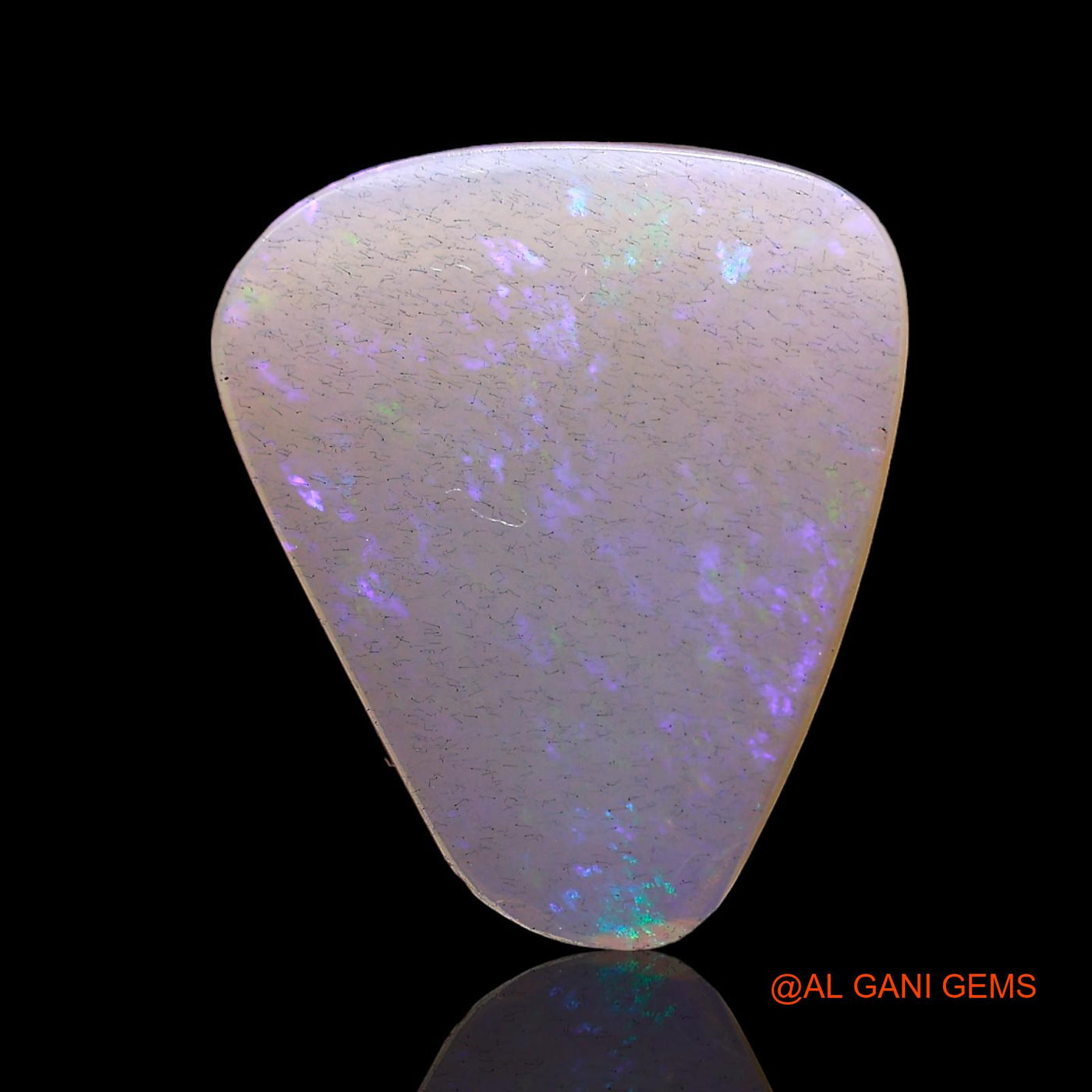 2.00 Cts Natural Australian Fire Opal Fancy Cabochon Loose Gemstone For Jewelry 16x13x1 mm AD-622