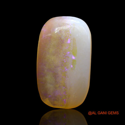4.00 Cts Unheated Australian Fire Opal Loose Gemstone Oval Cabochon Natural 17x10x3 mm AD-623