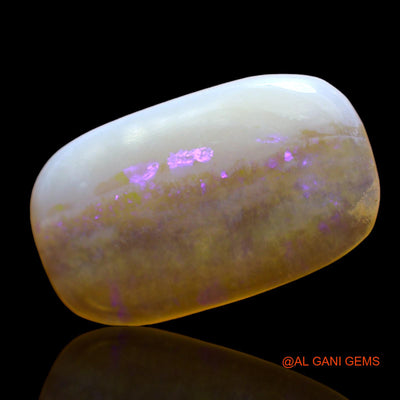 4.00 Cts Unheated Australian Fire Opal Loose Gemstone Oval Cabochon Natural 17x10x3 mm AD-623