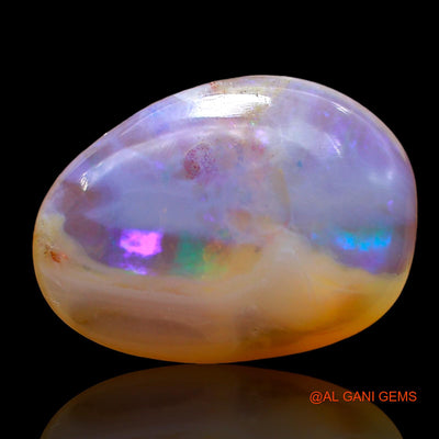 Natural Fire Opal Gemstone 5.00 Cts Loose Fancy Cabochon From Australia 16x11x4 mm AD-627