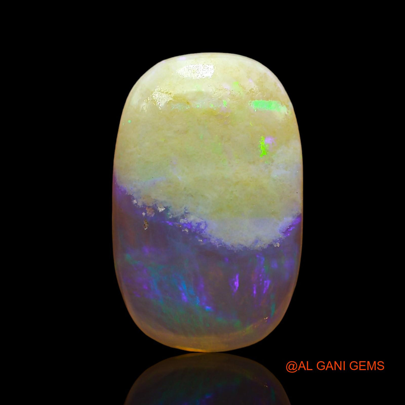 Natural Untreated Fire Opal Loose Gemstone Oval Cabochon From Australia 4.00 Cts 16x10x3 mm AD-628