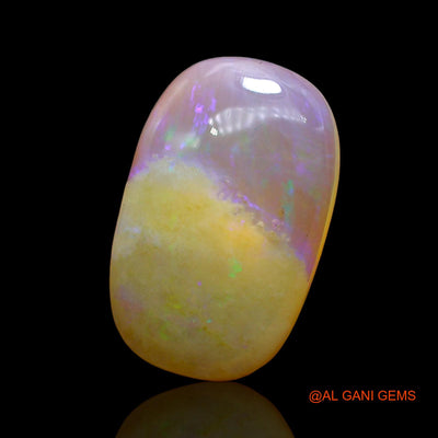 Natural Untreated Fire Opal Loose Gemstone Oval Cabochon From Australia 4.00 Cts 16x10x3 mm AD-628