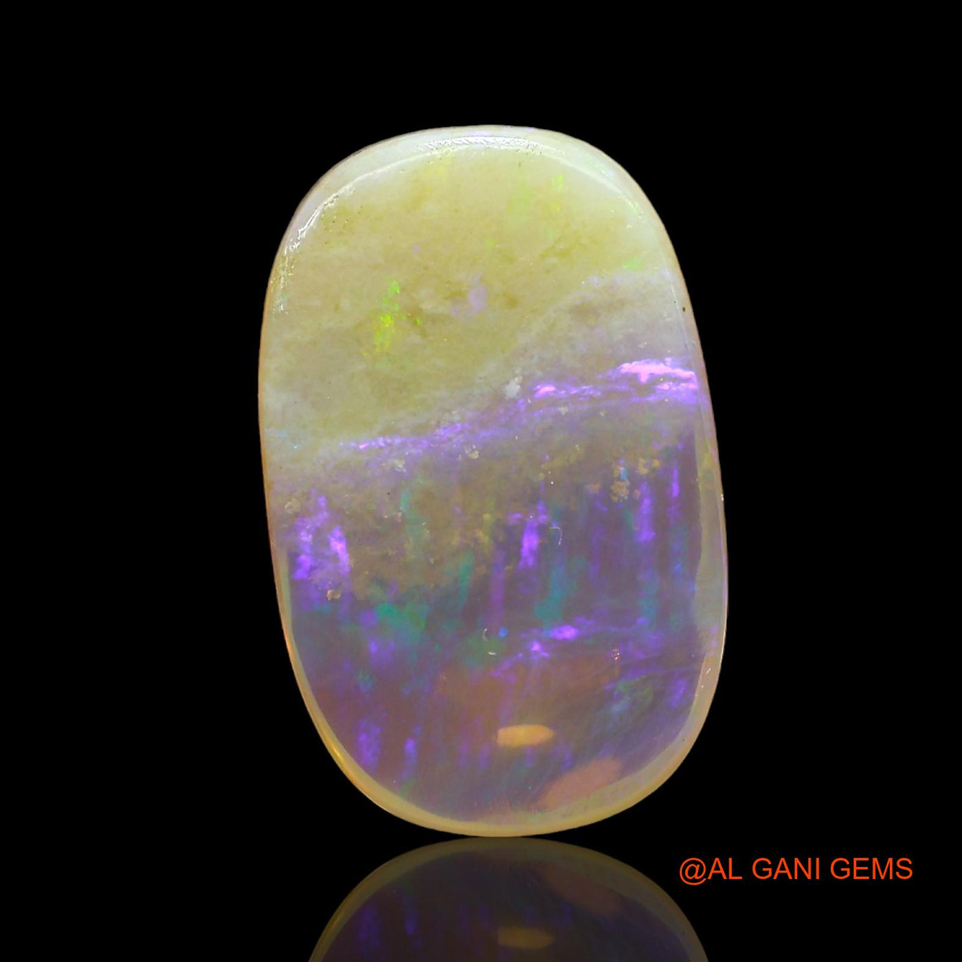 Natural Untreated Fire Opal Loose Gemstone Oval Cabochon From Australia 4.00 Cts 16x10x3 mm AD-628