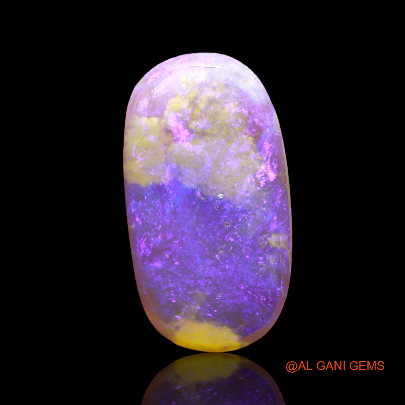 3.00 Cts Unheated Australian Fire Opal Loose Gemstone Oval Cabochon Natural 17x9x3 mm AD-629
