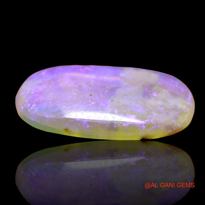 3.00 Cts Unheated Australian Fire Opal Loose Gemstone Oval Cabochon Natural 17x9x3 mm AD-629