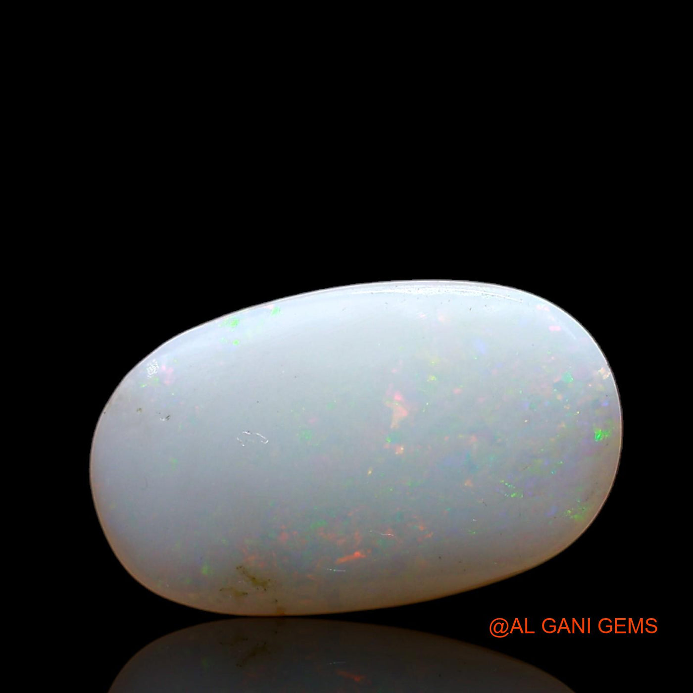 3.00 Cts Unheated Australian Fire Opal Loose Gemstone Oval Cabochon Natural 15x9x3 mm AD-62