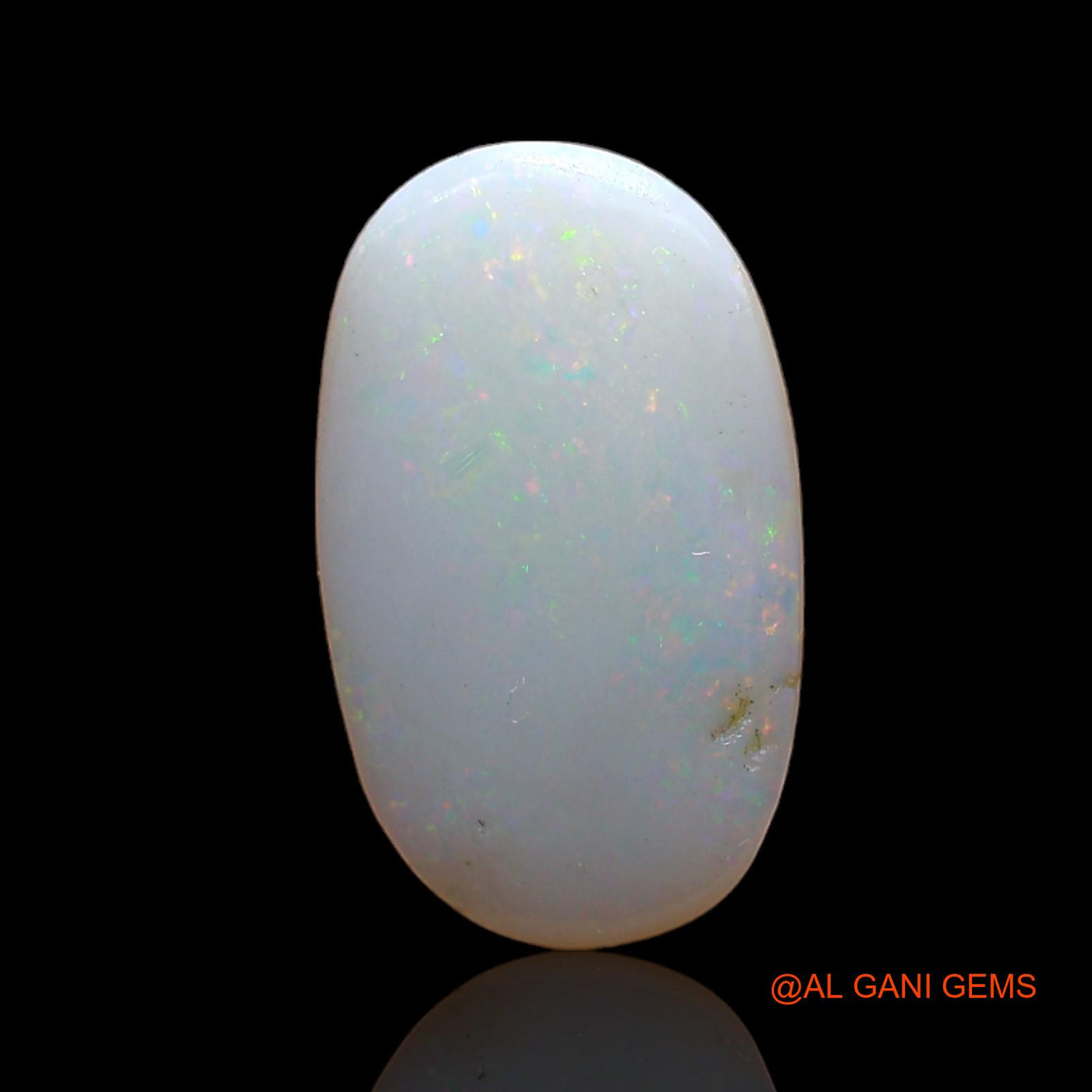 3.00 Cts Unheated Australian Fire Opal Loose Gemstone Oval Cabochon Natural 15x9x3 mm AD-62