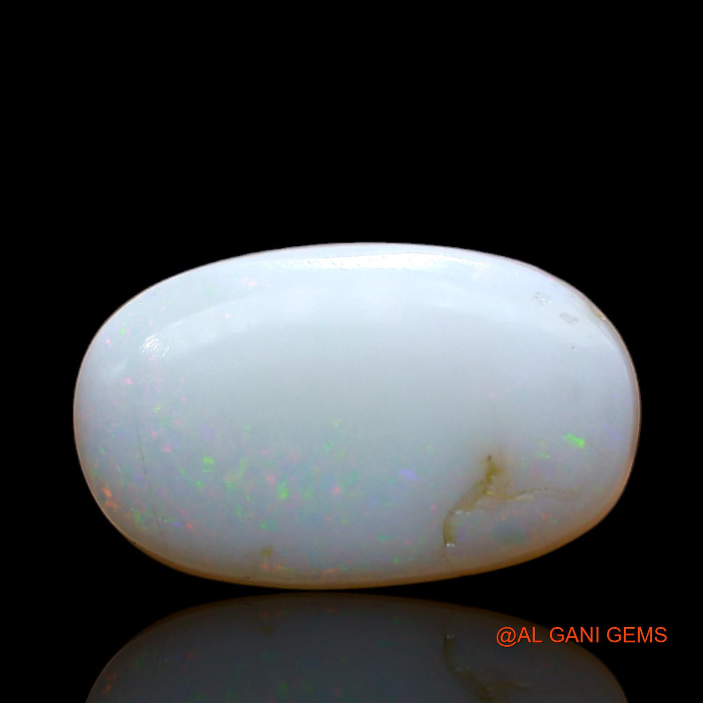 3.00 Cts Unheated Australian Fire Opal Loose Gemstone Oval Cabochon Natural 15x9x3 mm AD-62