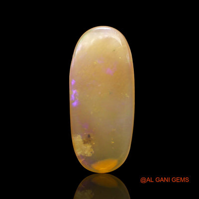 3.00 Cts Natural Australian Fire Opal Oval Cabochon Loose Gemstone For Jewelry 19x8x3 mm AD-630