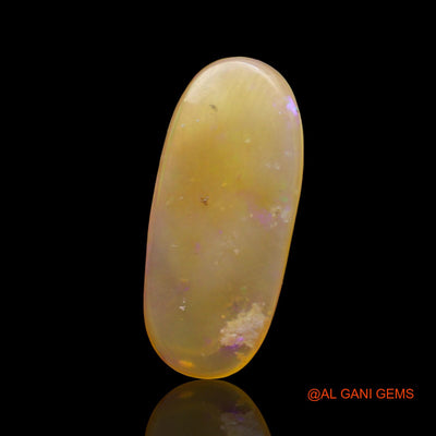 3.00 Cts Natural Australian Fire Opal Oval Cabochon Loose Gemstone For Jewelry 19x8x3 mm AD-630