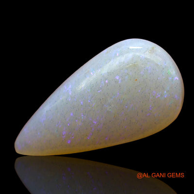 5.00 Cts Unheated Australian Fire Opal Loose Gemstone Pear Cabochon Natural 18x10x5 mm AD-631