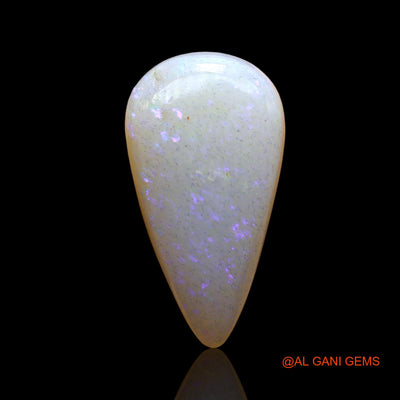 5.00 Cts Unheated Australian Fire Opal Loose Gemstone Pear Cabochon Natural 18x10x5 mm AD-631