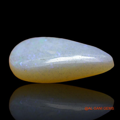 5.00 Cts Unheated Australian Fire Opal Loose Gemstone Pear Cabochon Natural 18x10x5 mm AD-631