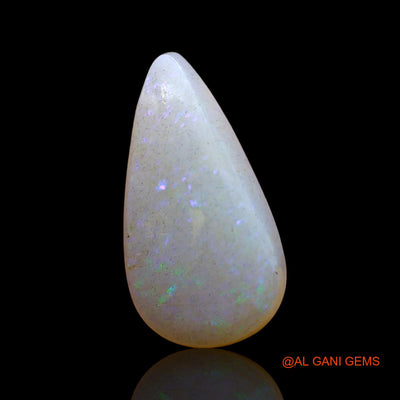 5.00 Cts Unheated Australian Fire Opal Loose Gemstone Pear Cabochon Natural 18x10x5 mm AD-631
