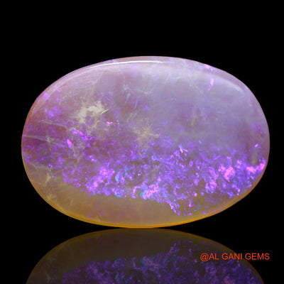 Natural Untreated Fire Opal Loose Gemstone Oval Cabochon From Australia 3.00 Cts 16x11x2 mm AD-632