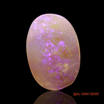 Natural Untreated Fire Opal Loose Gemstone Oval Cabochon From Australia 3.00 Cts 16x11x2 mm AD-632