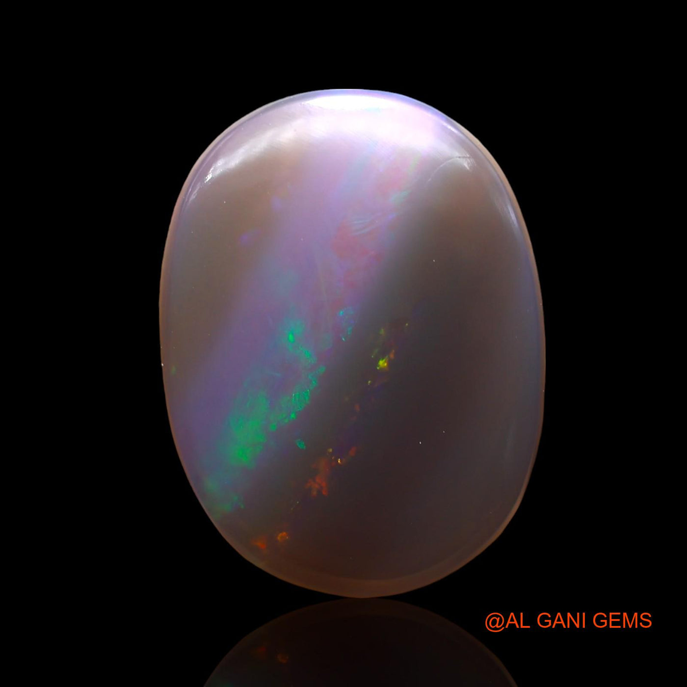 4.00 Cts Natural Australian Fire Opal Oval Cabochon Loose Gemstone For Jewelry 15x11x3 mm AD-633
