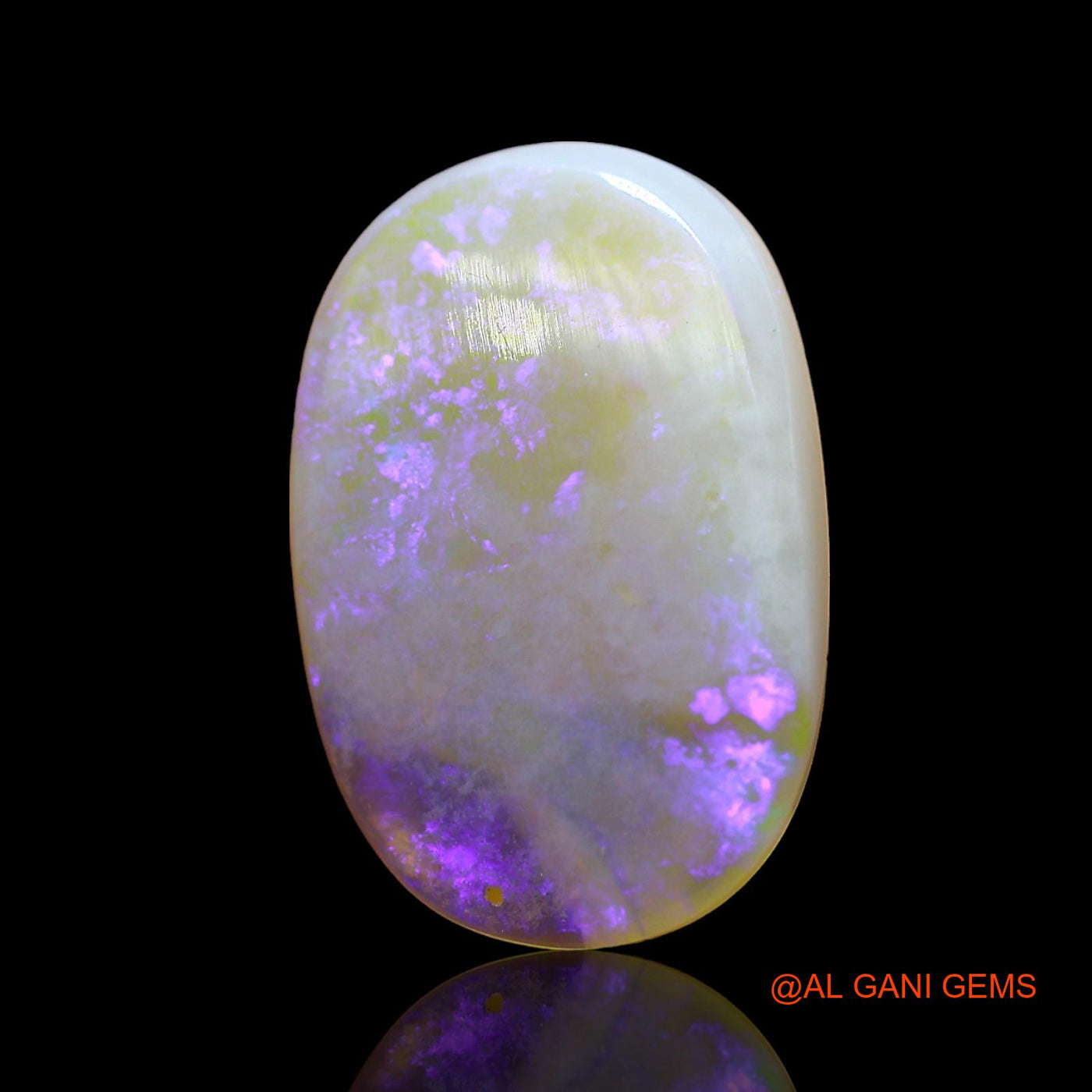 3.00 Cts Natural Australian Fire Opal Loose Gemstone Oval Cabochon 16x10x3 mm AD-635