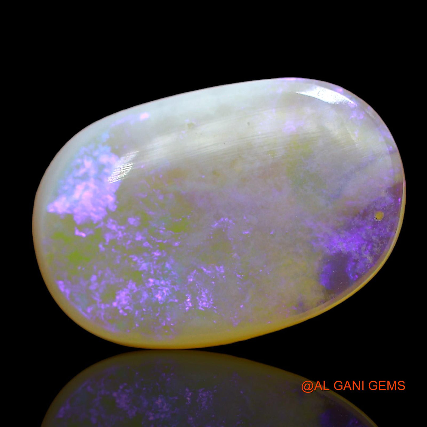 3.00 Cts Natural Australian Fire Opal Loose Gemstone Oval Cabochon 16x10x3 mm AD-635