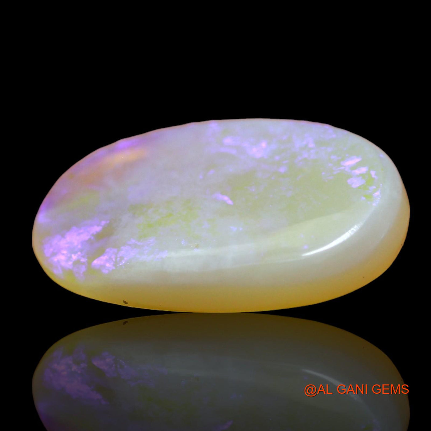 3.00 Cts Natural Australian Fire Opal Loose Gemstone Oval Cabochon 16x10x3 mm AD-635