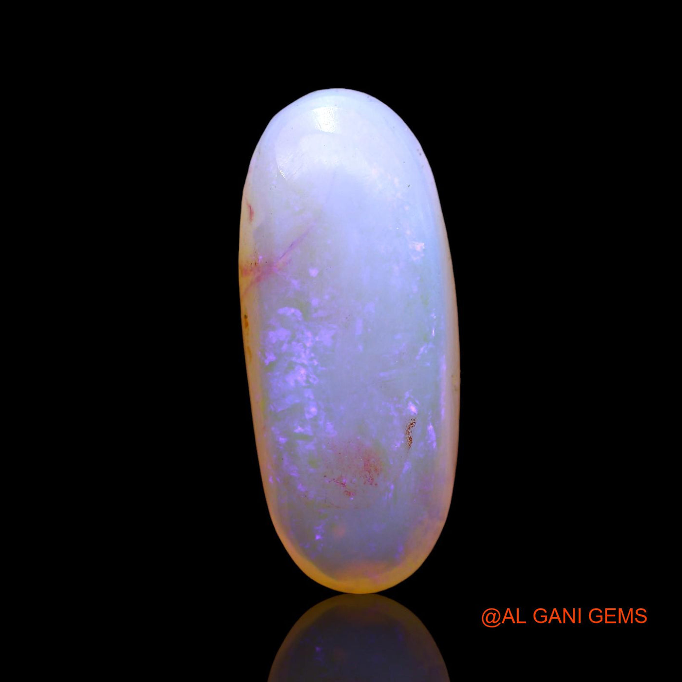 4.00 Cts Natural Australian Fire Opal Loose Gemstone Fancy Cabochon 18x7x5 mm AD-636