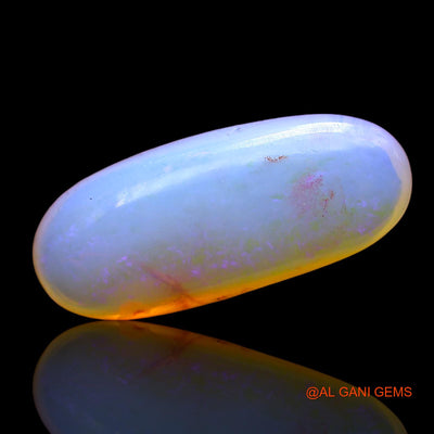 4.00 Cts Natural Australian Fire Opal Loose Gemstone Fancy Cabochon 18x7x5 mm AD-636