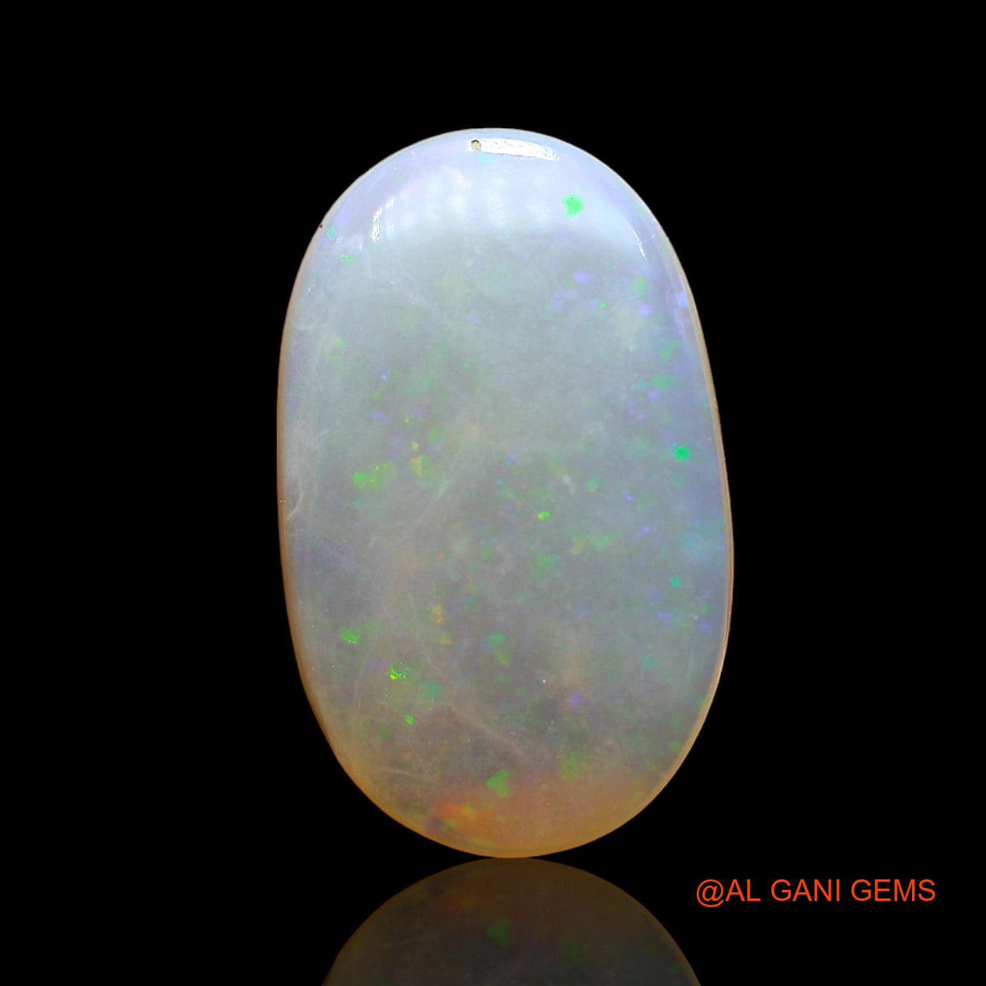 4.00 Cts Unheated Australian Fire Opal Loose Gemstone Oval Cabochon Natural 16x6x3 mm AD-637
