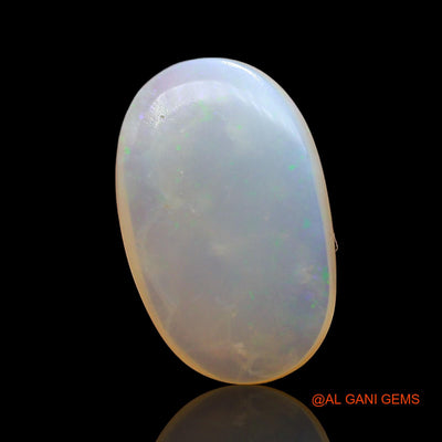 4.00 Cts Unheated Australian Fire Opal Loose Gemstone Oval Cabochon Natural 16x6x3 mm AD-637