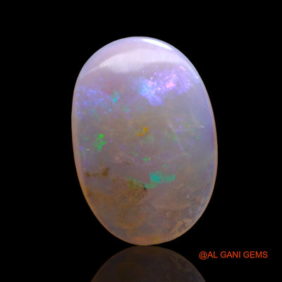 Natural Untreated Fire Opal Loose Gemstone Oval Cabochon From Australia 3.00 Cts 16x11x3 mm AD-638