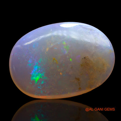 Natural Untreated Fire Opal Loose Gemstone Oval Cabochon From Australia 3.00 Cts 16x11x3 mm AD-638