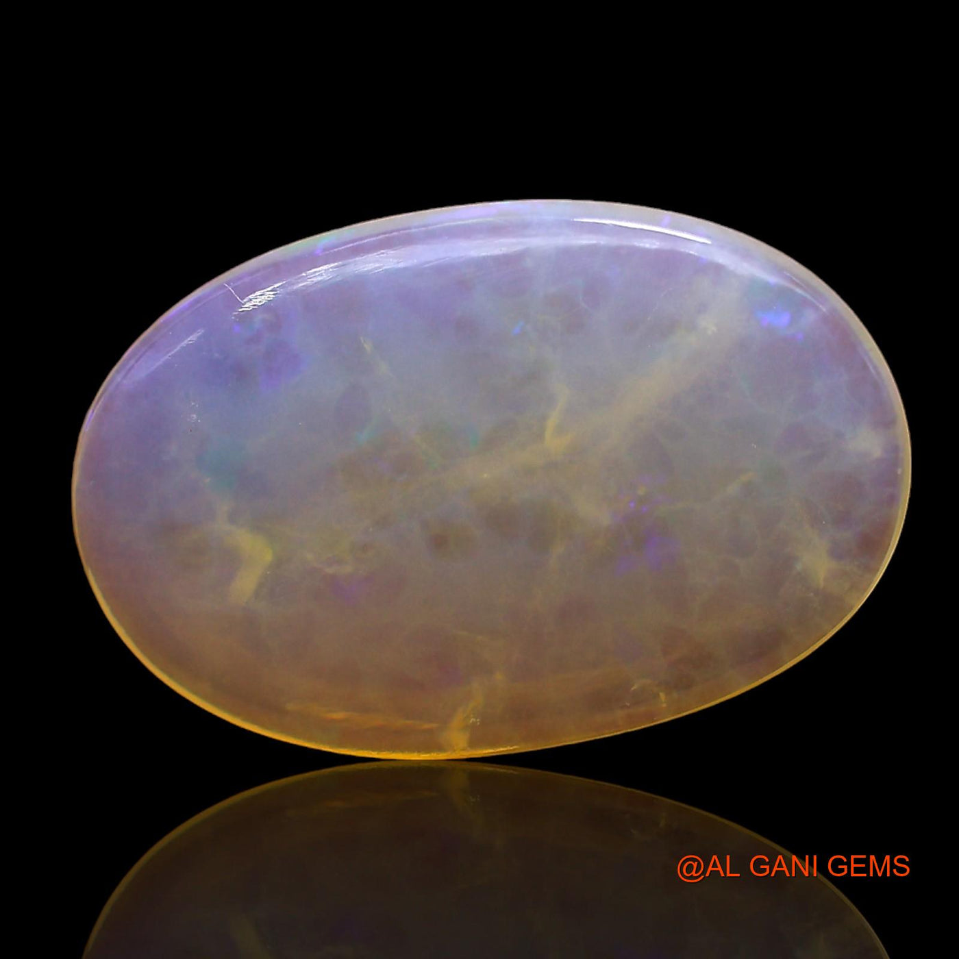 3.00 Cts Natural Australian Fire Opal Oval Cabochon Loose Gemstone For Jewelry 17x11x2 mm AD-639