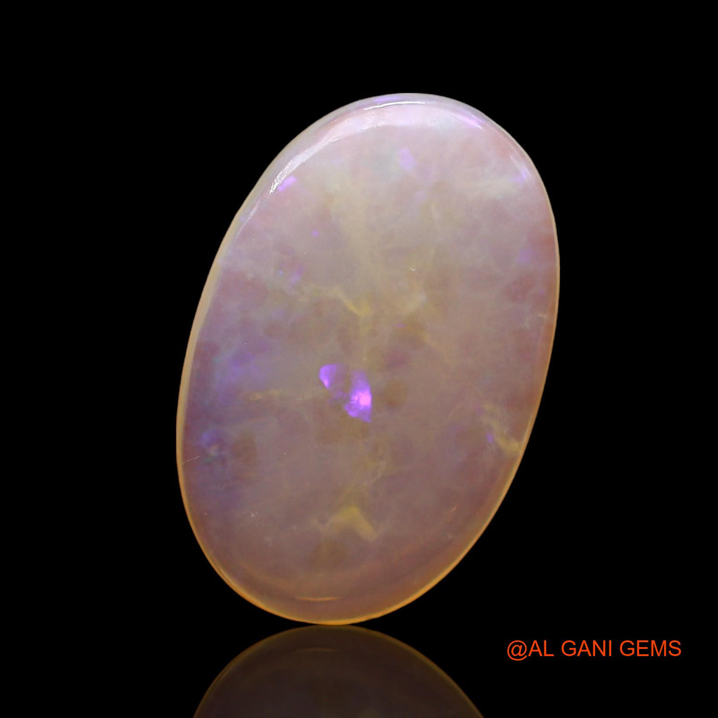 3.00 Cts Natural Australian Fire Opal Oval Cabochon Loose Gemstone For Jewelry 17x11x2 mm AD-639