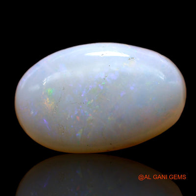 4.00 Cts Unheated Australian Fire Opal Loose Gemstone Oval Cabochon Natural 14x9x5 mm AD-63