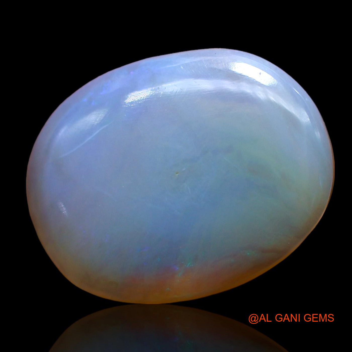 Natural Untreated Fire Opal Loose Gemstone Oval Cabochon From Australia 4.00 Cts 15x11x3 mm AD-640
