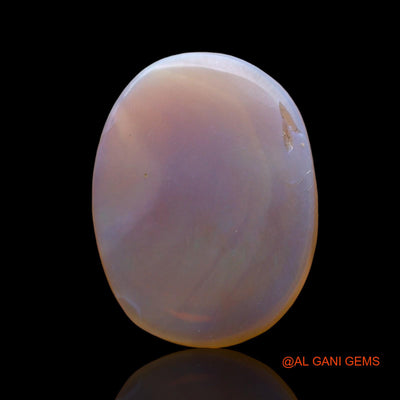 Natural Untreated Fire Opal Loose Gemstone Oval Cabochon From Australia 4.00 Cts 15x11x3 mm AD-640