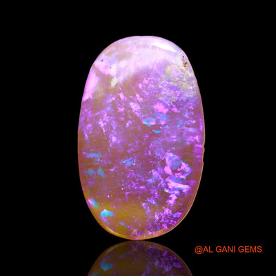 2.00 Cts Natural Australian Fire Opal Oval Cabochon Loose Gemstone For Jewelry 16x10x2 mm AD-641