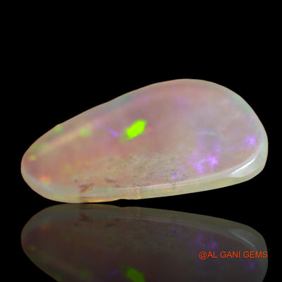 Natural Fire Opal Gemstone 2.00 Cts Loose Fancy Cabochon From Australia 16x11x1 mm AD-642