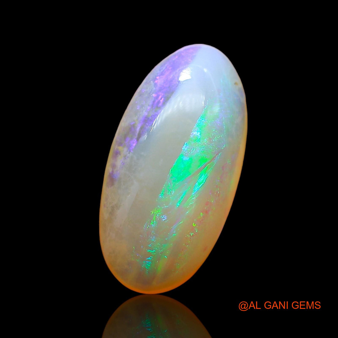 Natural Untreated Fire Opal Loose Gemstone Oval Cabochon From Australia 5.00 Cts 16x8x6 mm AD-643
