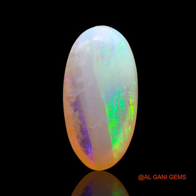 Natural Untreated Fire Opal Loose Gemstone Oval Cabochon From Australia 5.00 Cts 16x8x6 mm AD-643