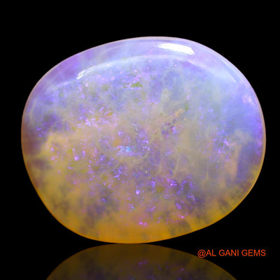 Natural Untreated Fire Opal Loose Gemstone Oval Cabochon From Australia 4.00 Cts 15x12x3 mm AD-644